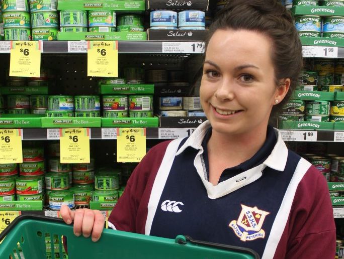 For one week, Lauren Blake's diet consisted mainly of soup, tuna and rice.